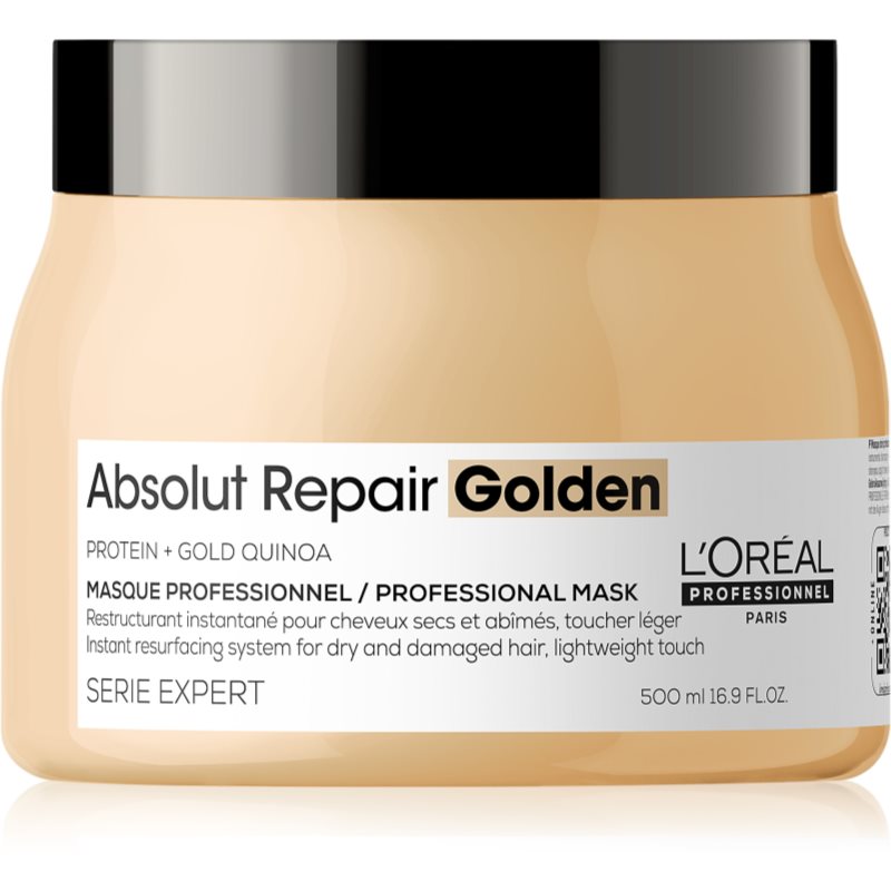 L’Oréal Professionnel Serie Expert Absolut Repair Gold Quinoa + Protein regenerační maska pro suché a poškozené vlasy 500 ml