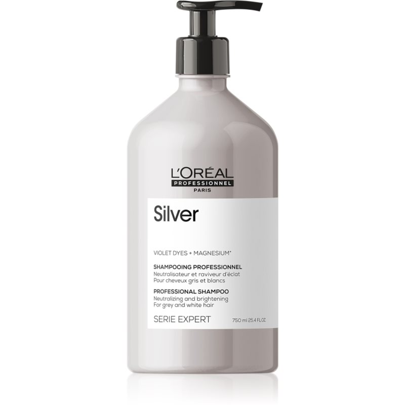 L’Oréal Professionnel Serie Expert Silver Silver Shampoo For Grey Hair 750 Ml