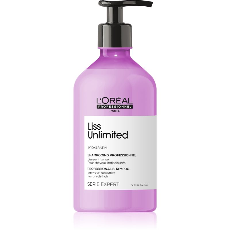 L’Oréal Professionnel Serie Expert Liss Unlimited vyhlazující šampon pro nepoddajné vlasy 500 ml