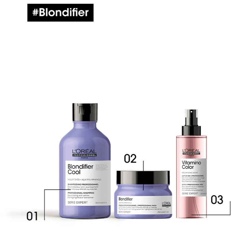 L’Oréal Professionnel Serie Expert Blondifier Regenerating And Renewing Mask For Blondes And Highlighted Hair 250 Ml