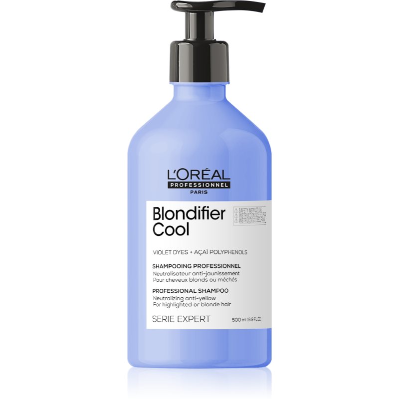 L’Oréal Professionnel Serie Expert Blondifier fialový šampon neutralizující žluté tóny 500 ml