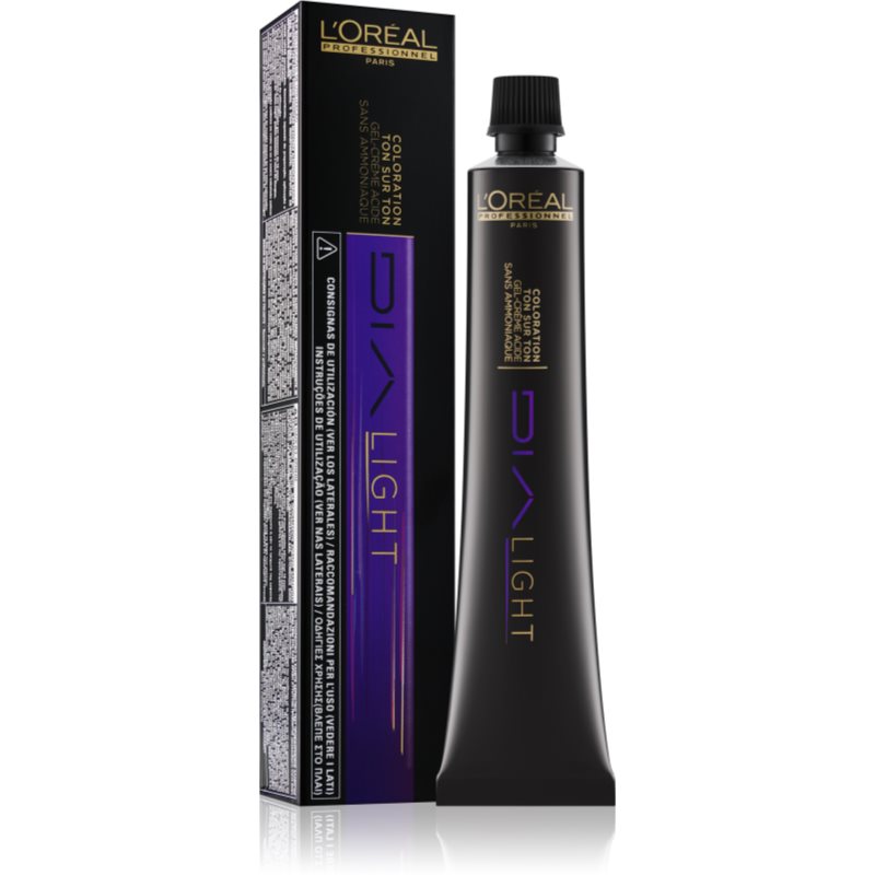 L’Oréal Professionnel Dialight pusiau ilgalaikiai plaukų dažai be amoniako atspalvis 4 Brown 50 ml