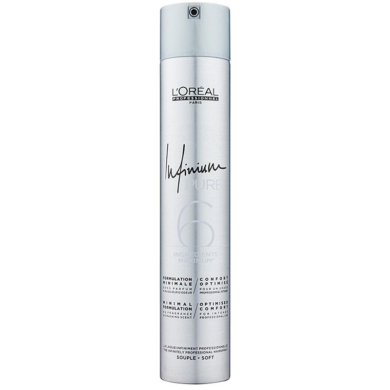 

L’Oréal Professionnel Infinium Pure гіпоалергенний лак для волосся слабкої фіксації не ароматизовано