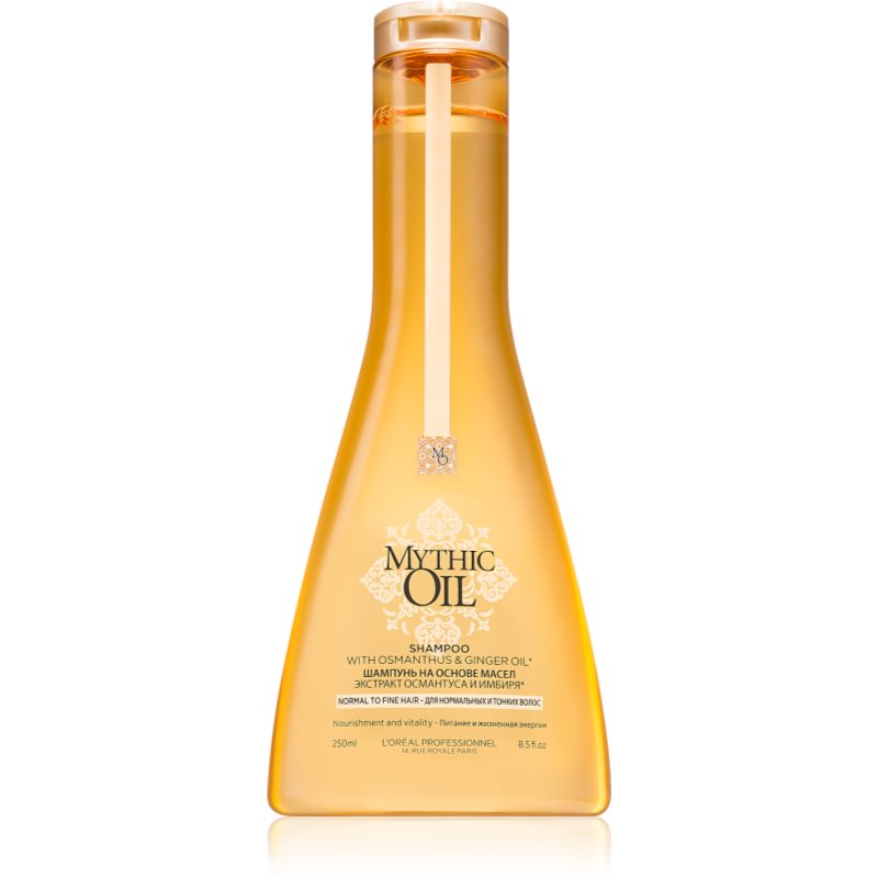 L'Oréal Professionnel Mythic Oil Normal to Fine Hair Shampoo 250 ml šampón pre ženy na jemné vlasy; na normálne vlasy