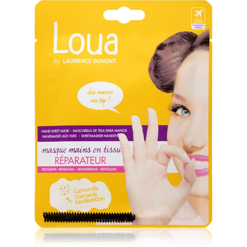 Loua Hand Repair Mask regeneračná maska na ruky vo forme rukavíc 14 ml