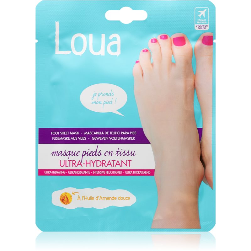 Loua Ulltra-Moisturising Feet Mask Відновлювальна маска для ніг і нігтів 14 мл