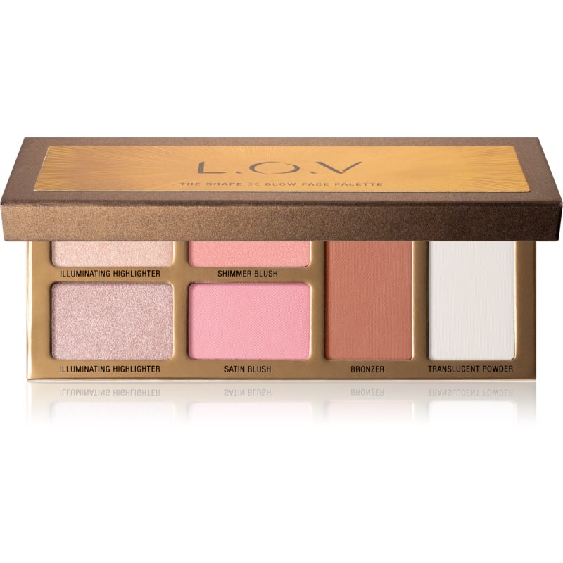 

L.O.V. SHAPE x GLOW палетка для обличчя