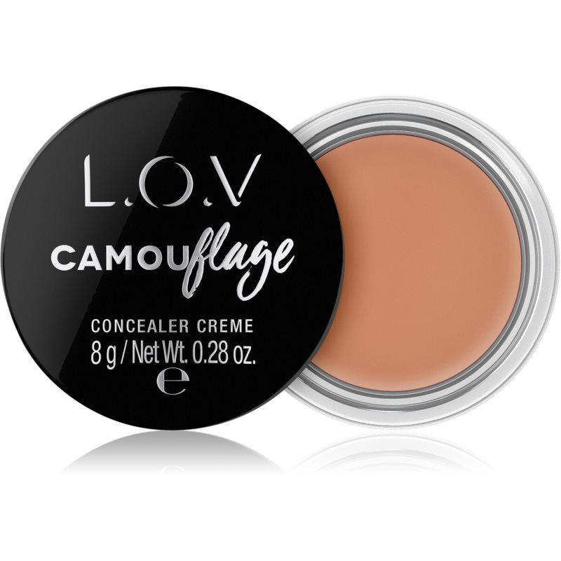 L.O.V. CAMOUflage kreminis maskuoklis atspalvis 060 Warm Amber 8 g
