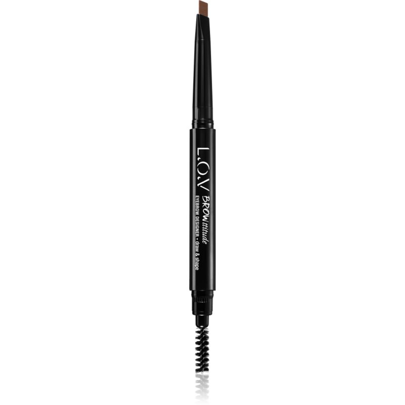 

L.O.V. BROWtittude олівець для брів зі щіточкою відтінок 230 Chocolate
