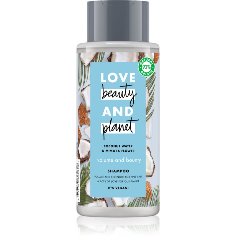 Love Beauty & Planet Volume and Bounty šampūnas ploniems plaukams 400 ml