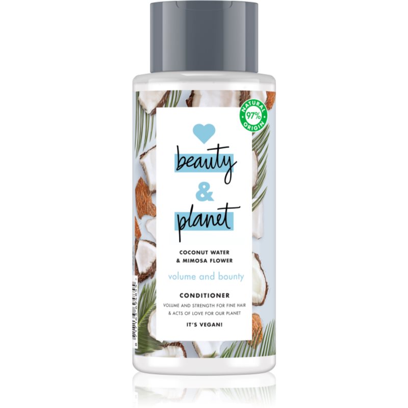 E-shop Love Beauty & Planet Volume and Bounty posilující kondicionér pro jemné vlasy 400 ml