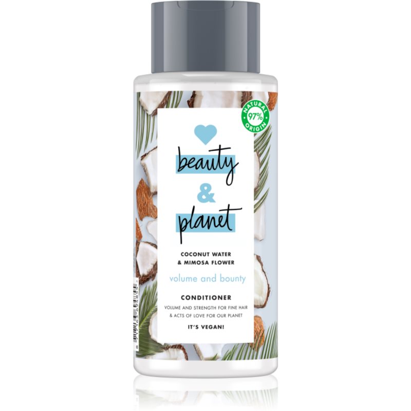 Love Beauty & Planet Volume and Bounty balsam pentru indreptare pentru par fin 400 ml