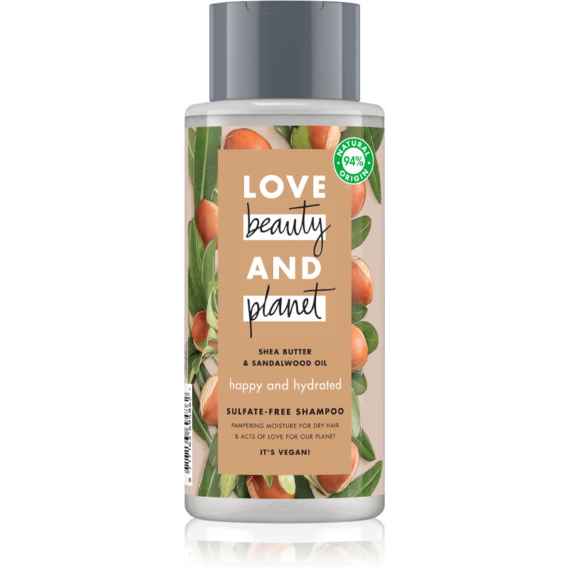 Love Beauty & Planet Happy and Hydrated šampūnas sausiems plaukams 400 ml