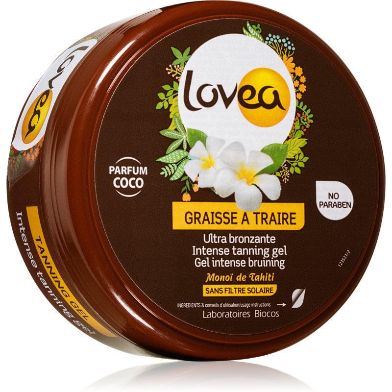 

Lovea Tanning Gel Coco інтенсивний гелевий крем для засмаги