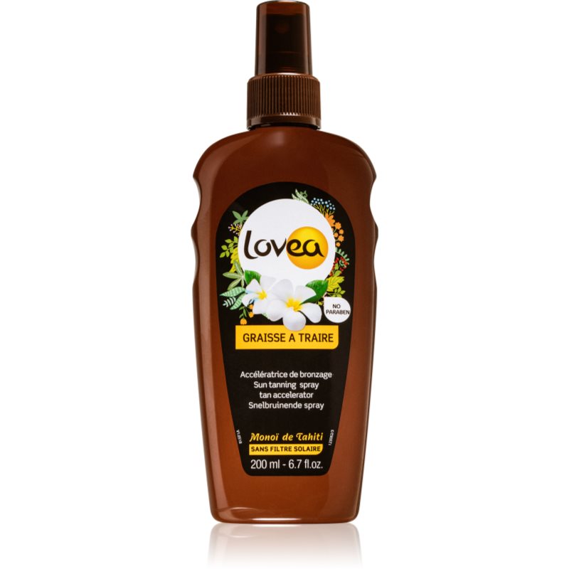

Lovea Tanning Gel Monoi спрей для прискорення засмаги