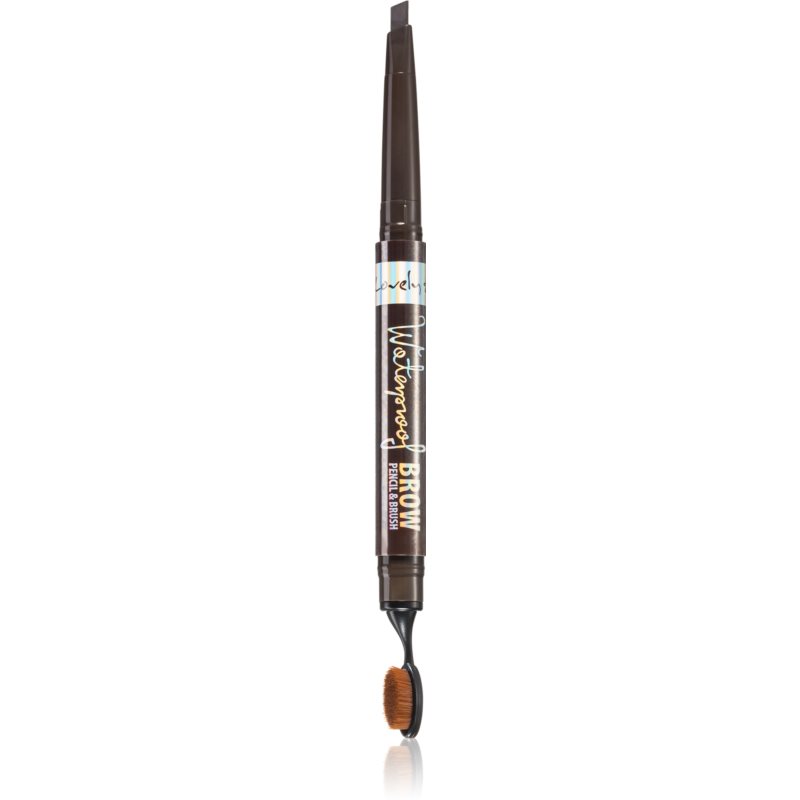 Lovely Waterproof автоматичний олівець для брів зі щіточкою #1