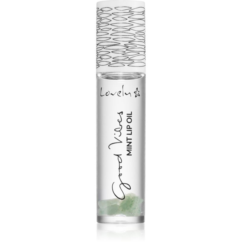 Lovely Good Vibes дезодорант кульковий з кристалами для губ Mint Oil 6 мл