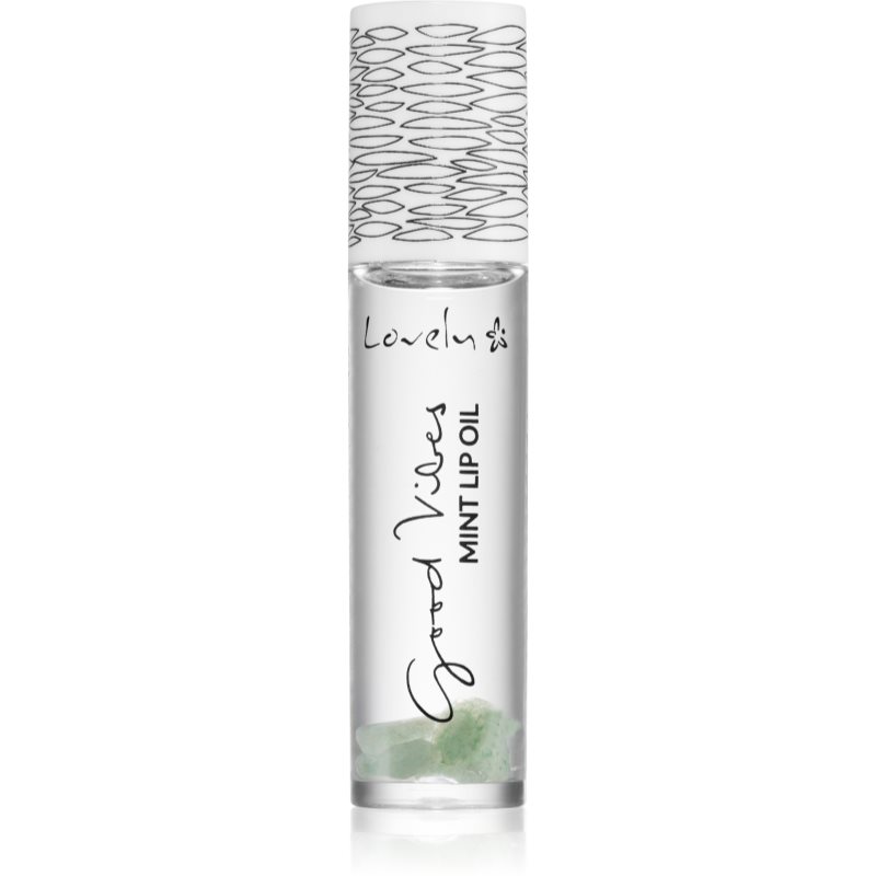 Lovely Good Vibes дезодорант кульковий з кристалами для губ Mint Oil 6 мл