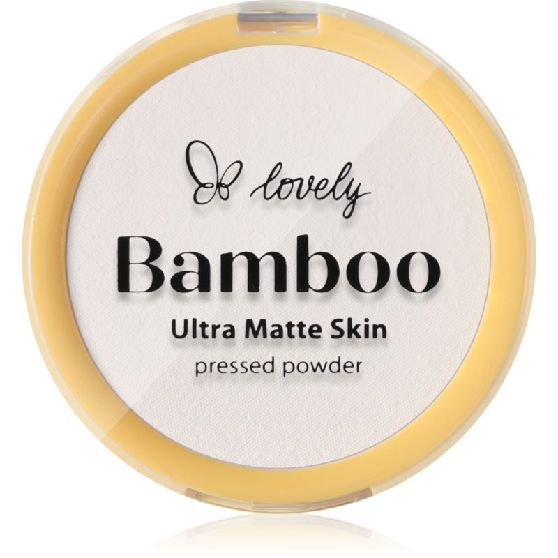Lovely Bamboo Pressed Powder матираща пудра цвят Transparent 1 бр.