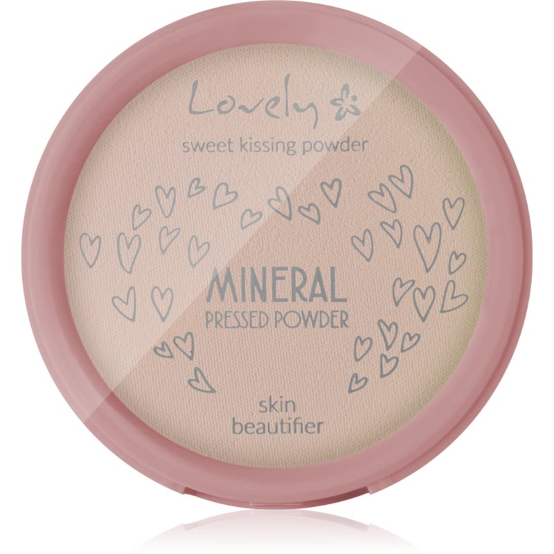 Lovely Mineral Pressed Powder fixierendes, mattierendes Puder 10 g