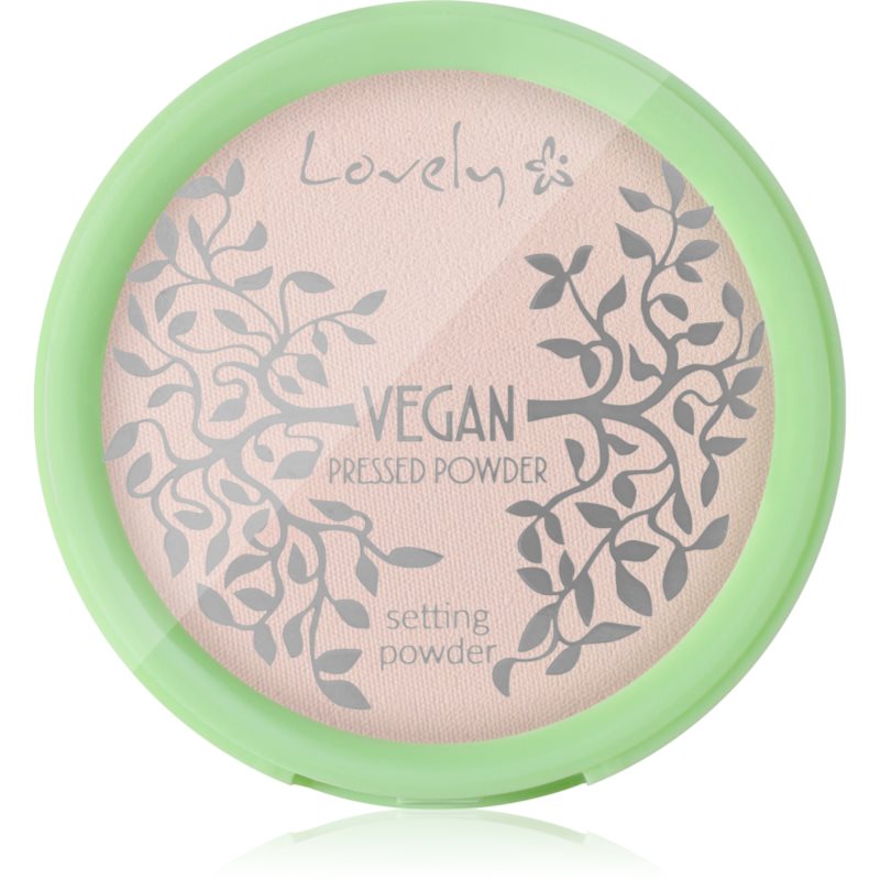 Lovely Vegan Pressed Powder transparenter Kompaktpuder 8 g
