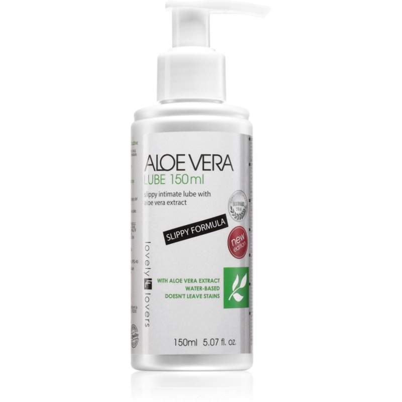 Lovely Lovers Lube Aloe Vera masážny a lubrikačný gél 150 ml