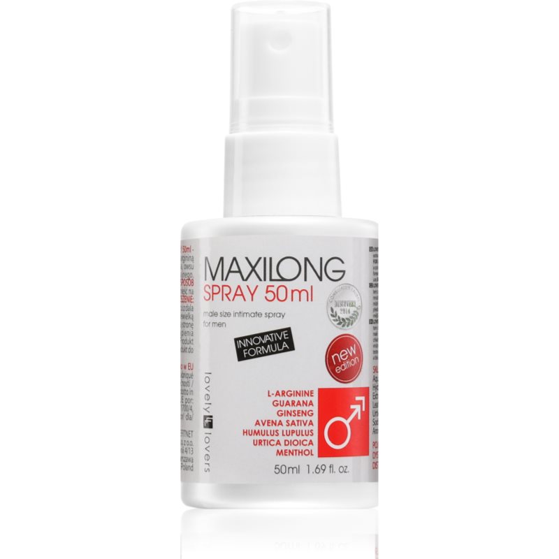 Lovely Lovers MaxiLong sprej na penis so zväčšujúcim efektom 50 ml