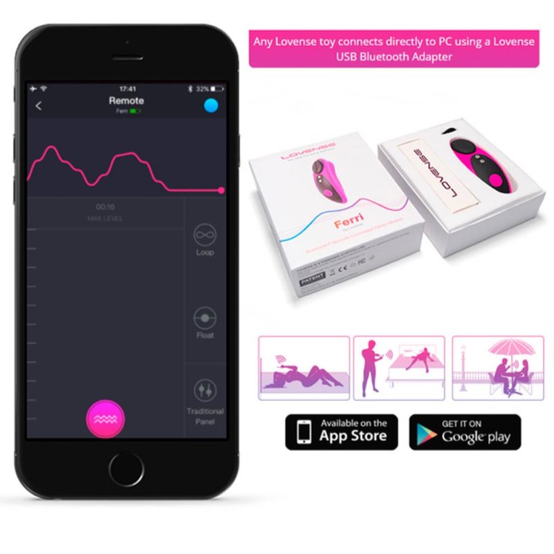 LOVENSE Ferri Panty Vibrator stimulátor 7.8 cm (obrázek 4)