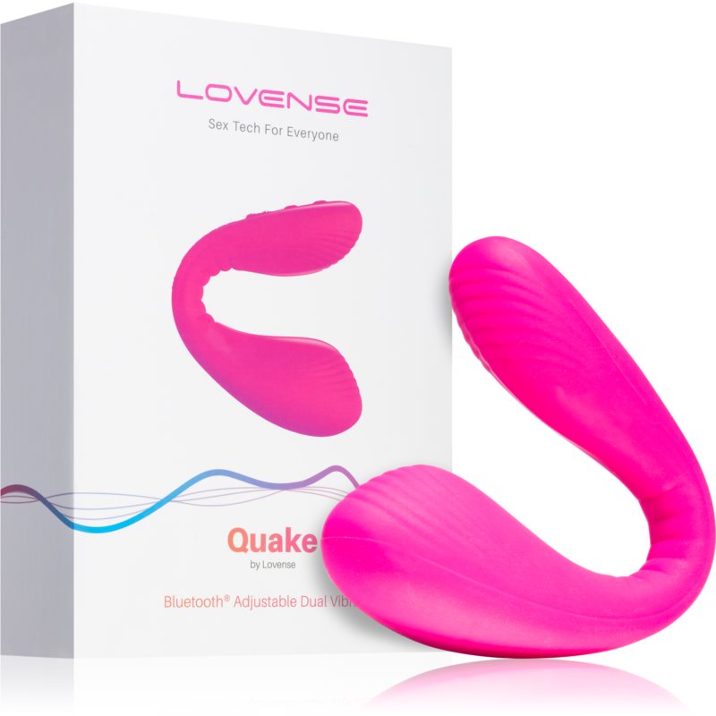 LOVENSE Dolce Quake Adjustable Dual вібратор Pink 10,3 см