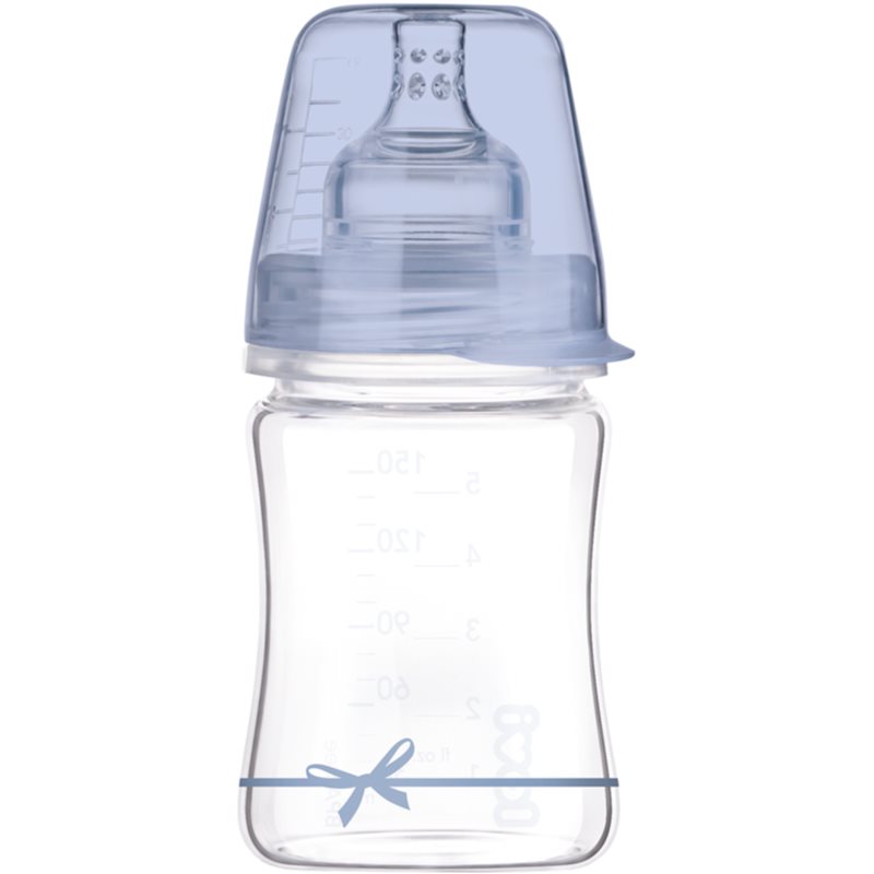 LOVI Baby Shower Boy kūdikių buteliukas Glass 150 ml