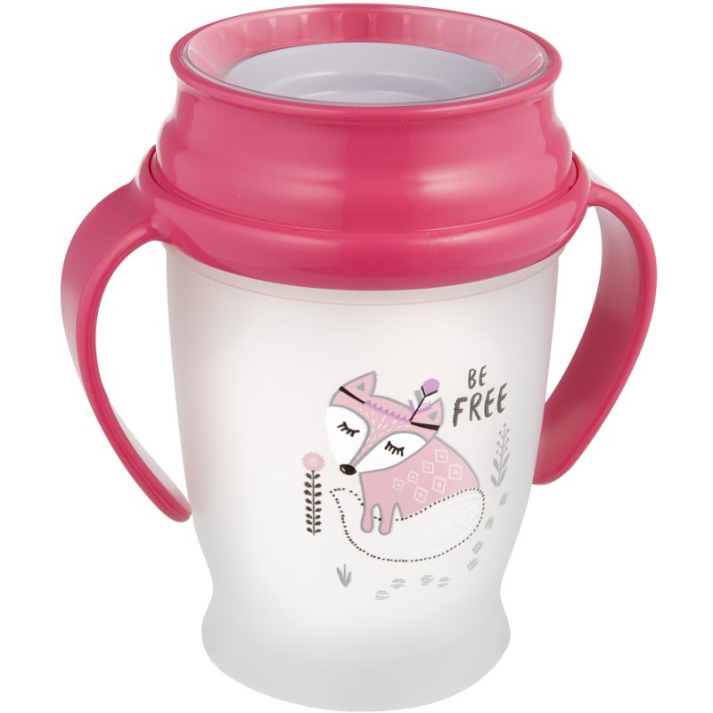 LOVI Indian Summer Junior 360deg Cup with handles 9+ m Girl 250 ml
