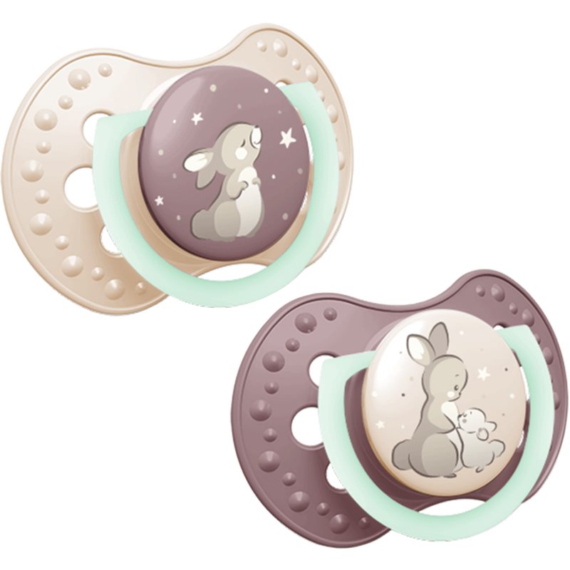 LOVI NIGHT&DAY Girl ciuccio 0-6 m 2 pz