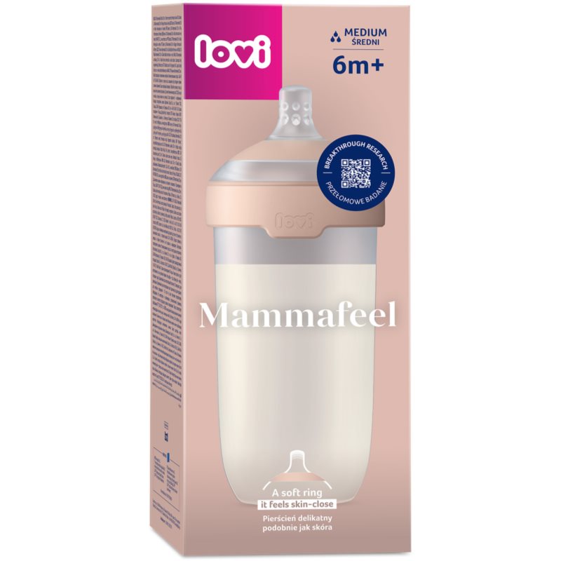 LOVI Mammafeel Bottle 330ml dojčenská fľaša 330 ml