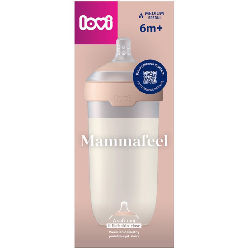 LOVI Mammafeel Bottle 330ml dojčenská fľaša 330 ml