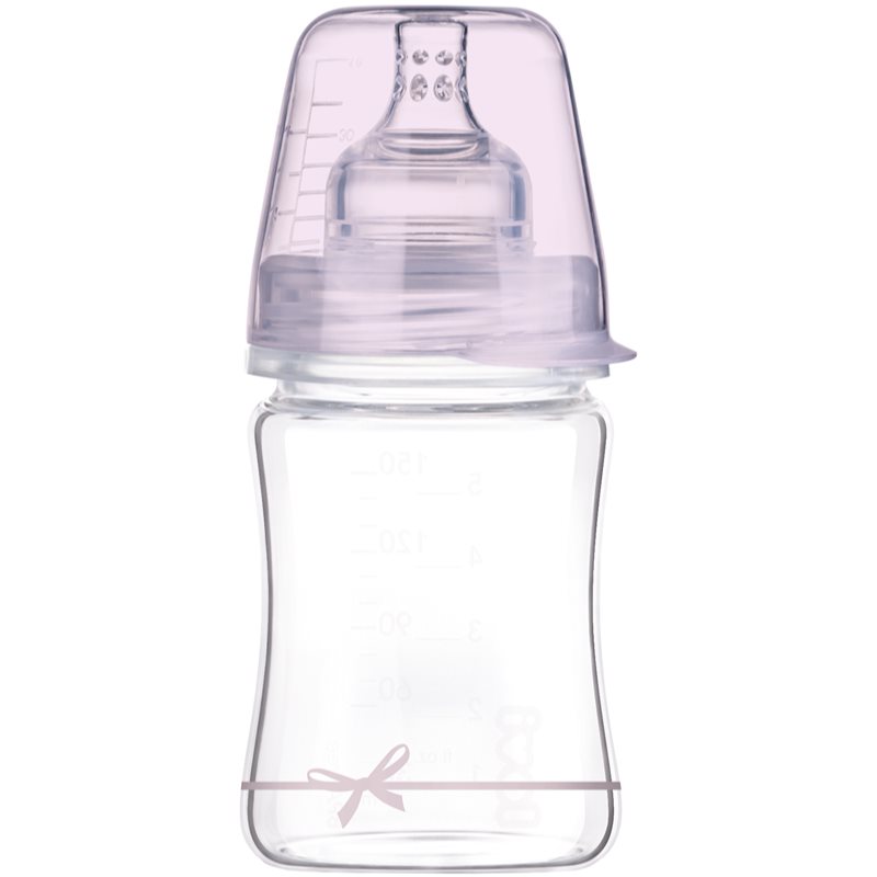 LOVI Baby Shower Girl cumisüveg Glass 150 ml