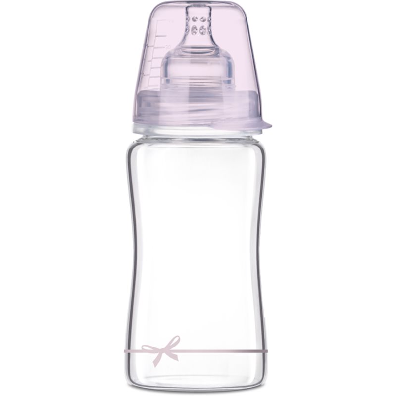 LOVI Baby Shower Girl kūdikių buteliukas Glass 250 ml