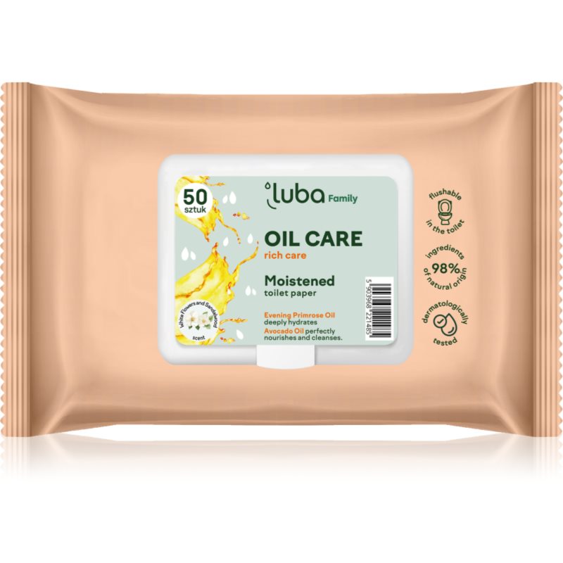 Luba Family Oil Care feuchtes Toilettenpapier 50 St.