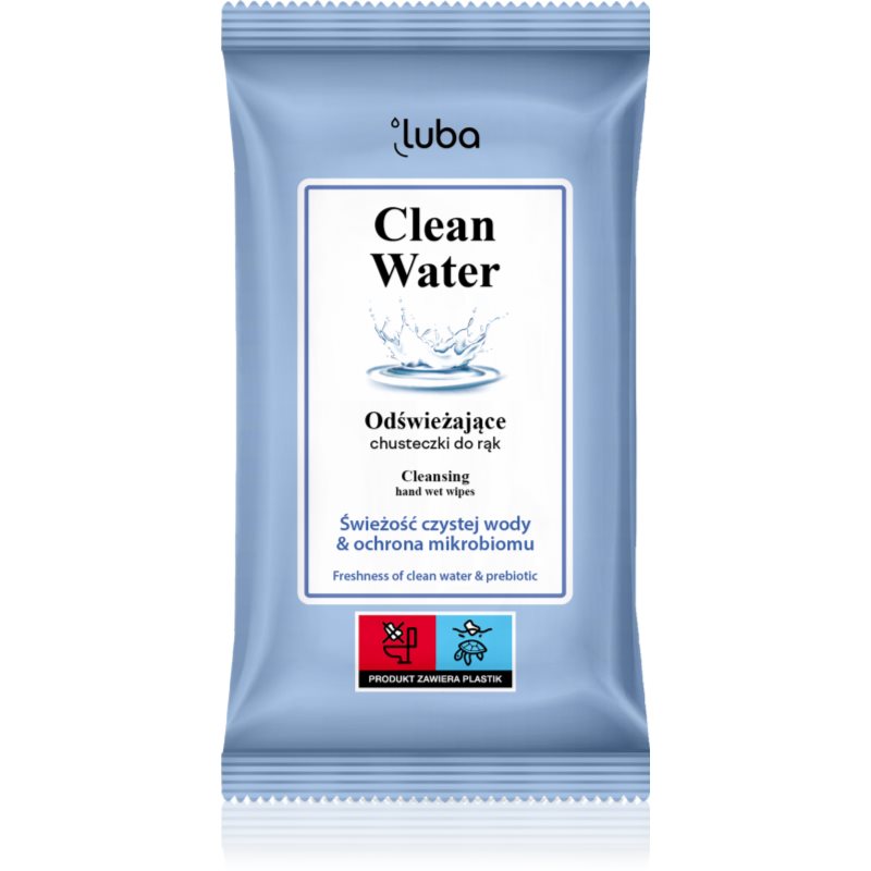 Luba Clean Water Wet Wipes Refreshing Niisked puhastusrätikud 15 tk