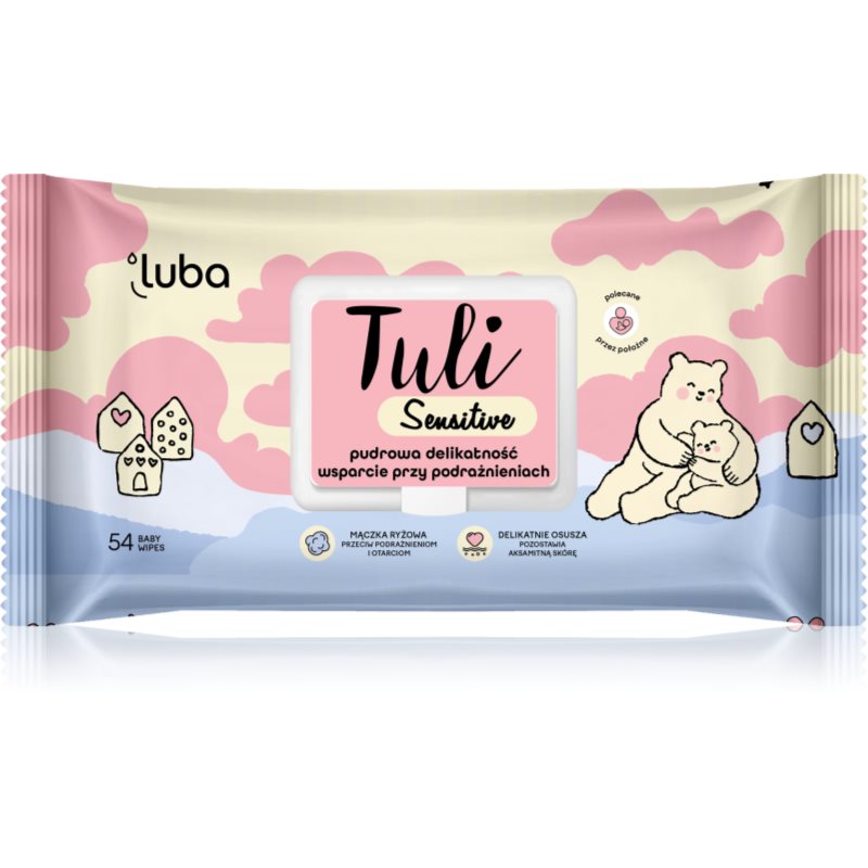 Luba Tuli Sensitive Õrnad niisked salvrätikud beebile 54 tk