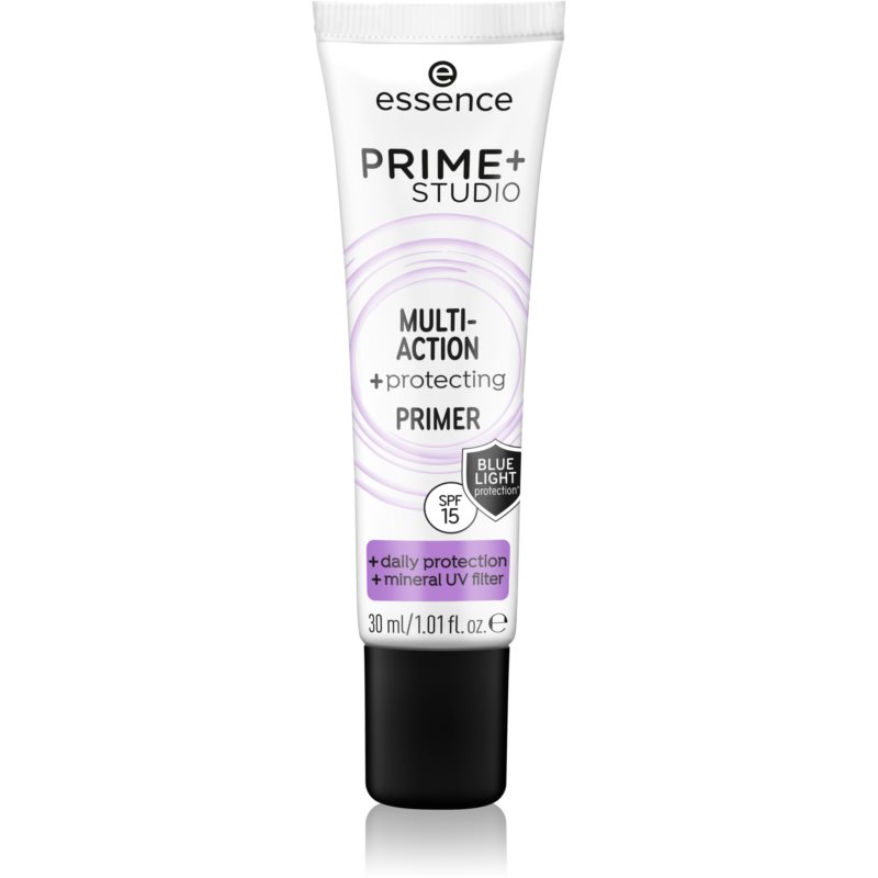 Essence PRIME + STUDIO ochranná podkladová báze pod make-up SPF 15 30 ml