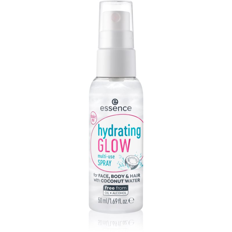 Essence Hydrating Glow lehký multifunkční sprej na obličej, tělo a vlasy 50 ml