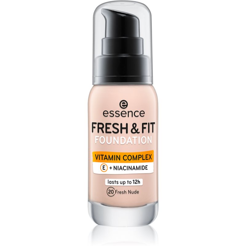 Photos - Other Cosmetics Essence Fresh & Fit liquid foundation shade 20 Fresh Nude 30 ml 