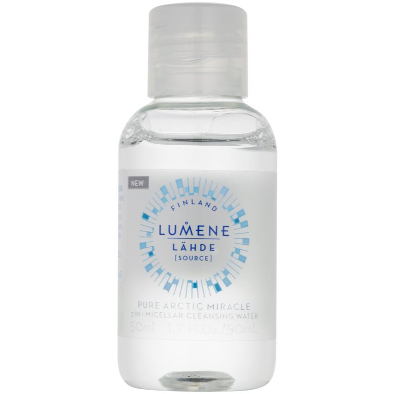 Lumene Nordic Hydra [LÄHDE] Pure Arctic Miracle micelárna čistiaca voda pre všetky typy pleti vrátane citlivej 50 ml
