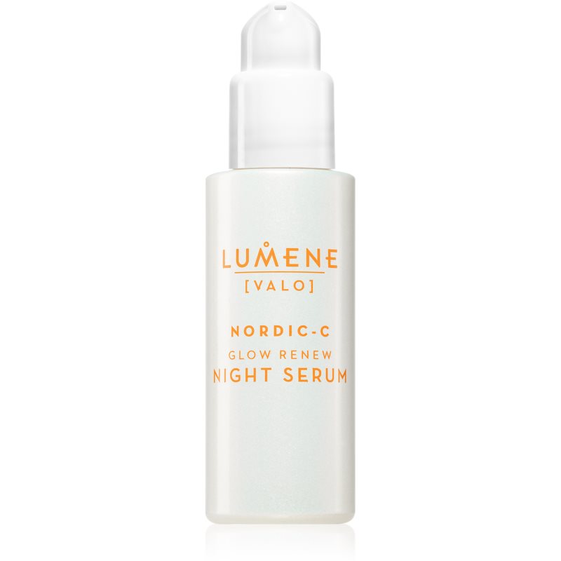Lumene VALO Nordic-C нічна сироватка для розгладження та роз'яснення шкіри 30 мл