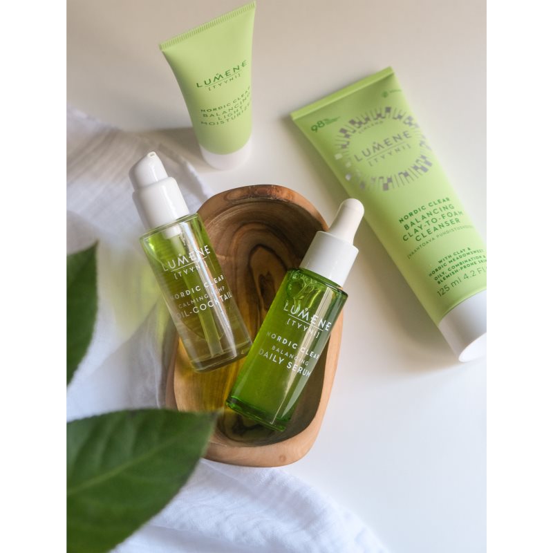 Lumene Nordic Clear [TYYNI] Reinigungsschaum zum Abschminken für fettige und problematische Haut 125 ml
