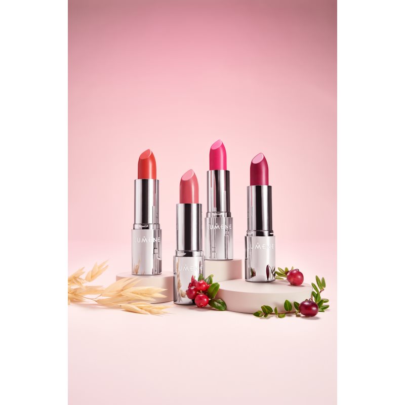 Lumene Luminous Moisture hydratisierender Lippenstift Farbton 08 Wild Rose 4.7 g