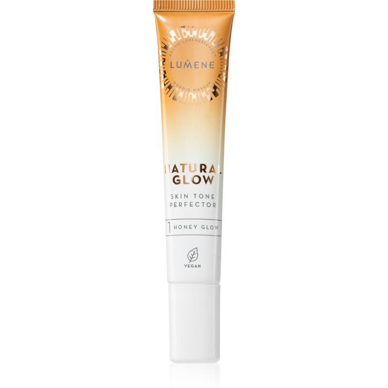 Lumene Natural Glow Skin Tone Perfector tekutý rozjasňovač odtieň 1 Honey Glow 20 ml