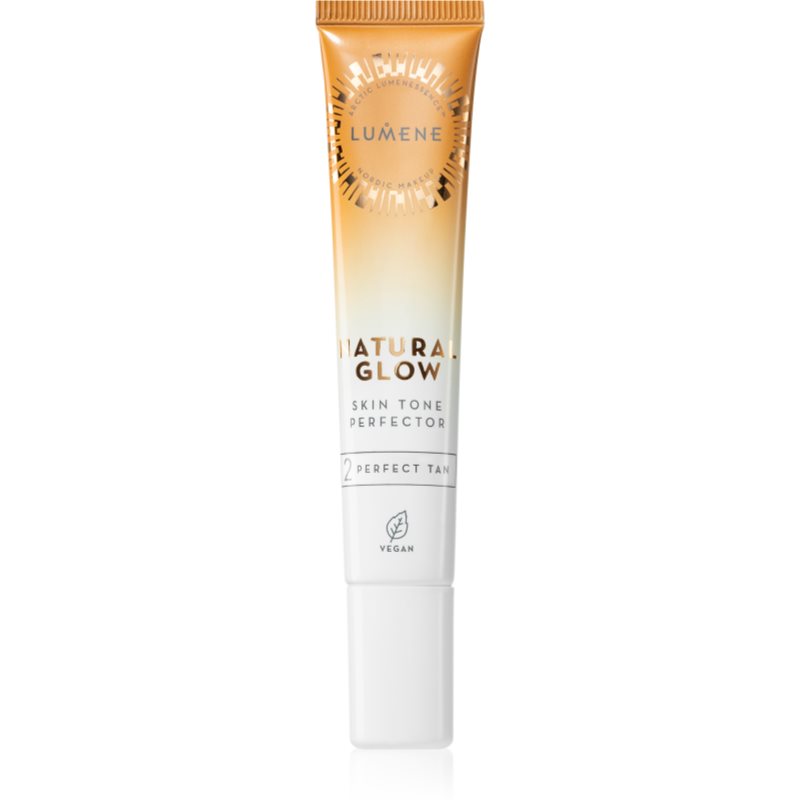 Lumene Natural Glow Skin Tone Perfector tekutý rozjasňovač odtieň 2 Perfect Tan 20 ml