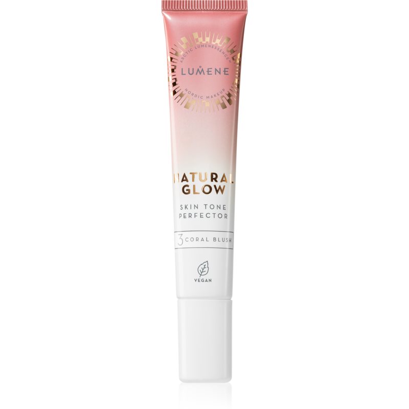 Lumene Natural Glow Skin Tone Perfector Cream Blush Shade 3 Coral Blush 20 Ml