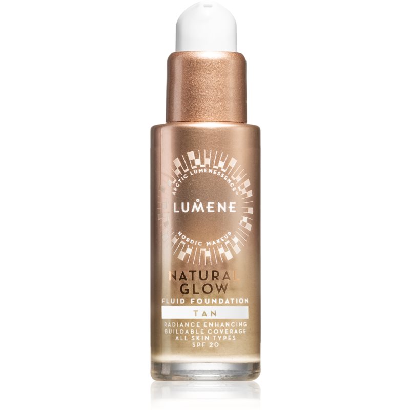 Lumene Natural Glow brightening foundation for a natural look SPF 20 shade 4 Tan 30 ml
